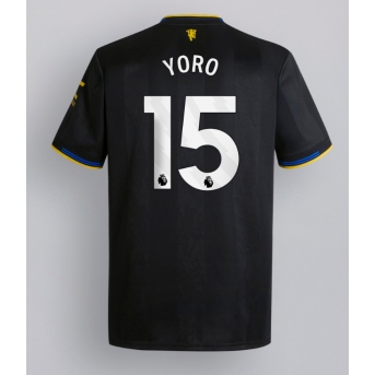 Billige Fotballdrakt Manchester United Leny Yoro #15 Replika Tredjedrakt 2025-26 Kortermet